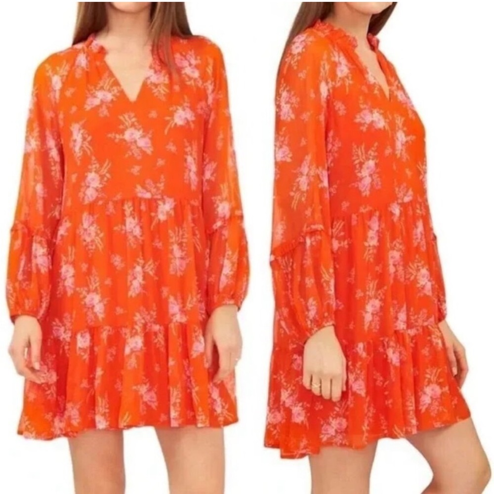 Vince‎ Camuto Floral Swing Dress - Picture 2 of 8